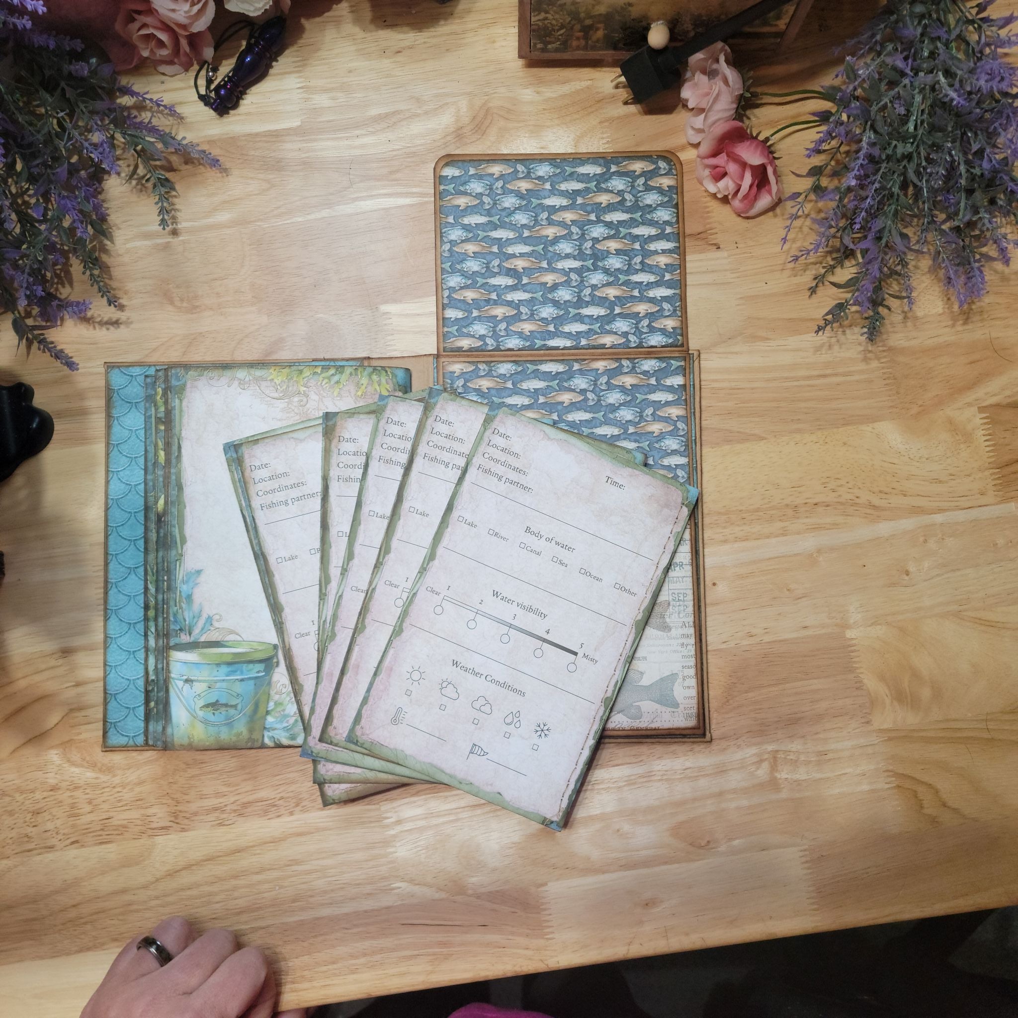 Vintage Fishing Journal & Log Book