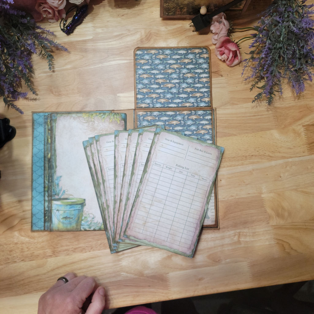 Vintage Fishing Journal & Log Book