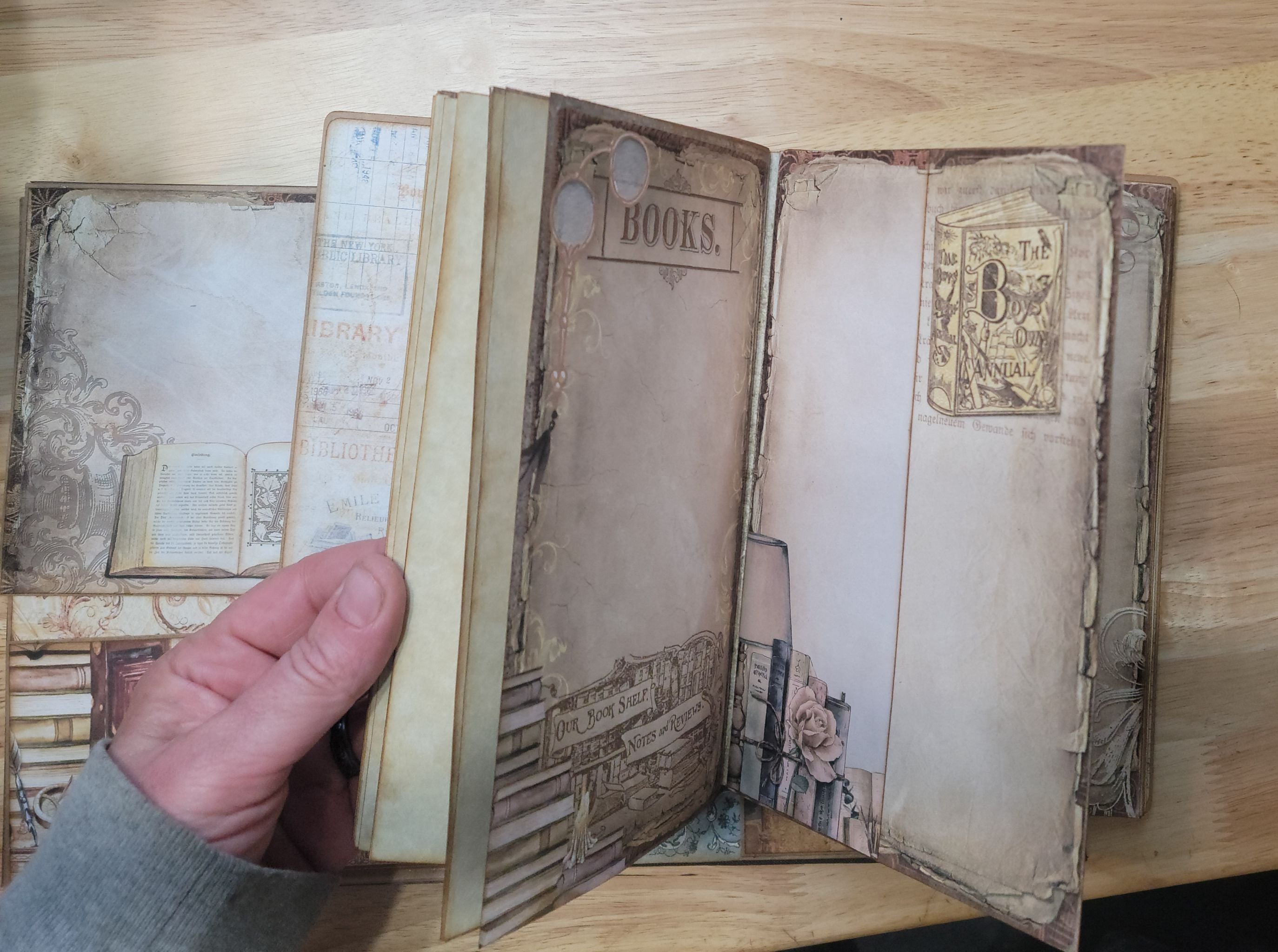 Library Themed Hybrid Journal
